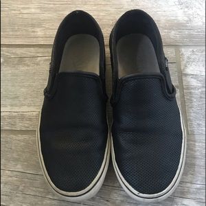Vans Perf Leather Slip Ons